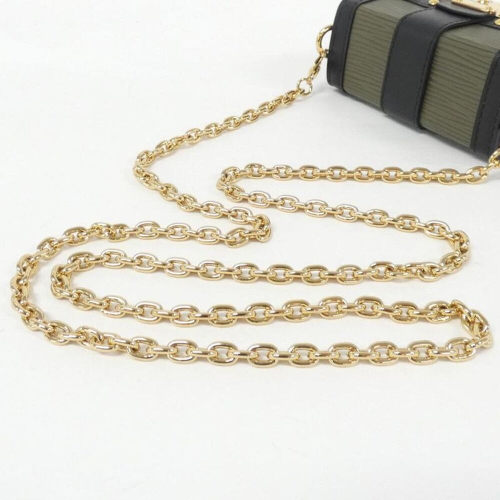 Louis Vuitton Trunk Khaki Leather Clutch Bag (Pre-Owned) - Picture 3 of 7